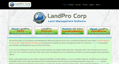 Desktop Screenshot of landpro.com